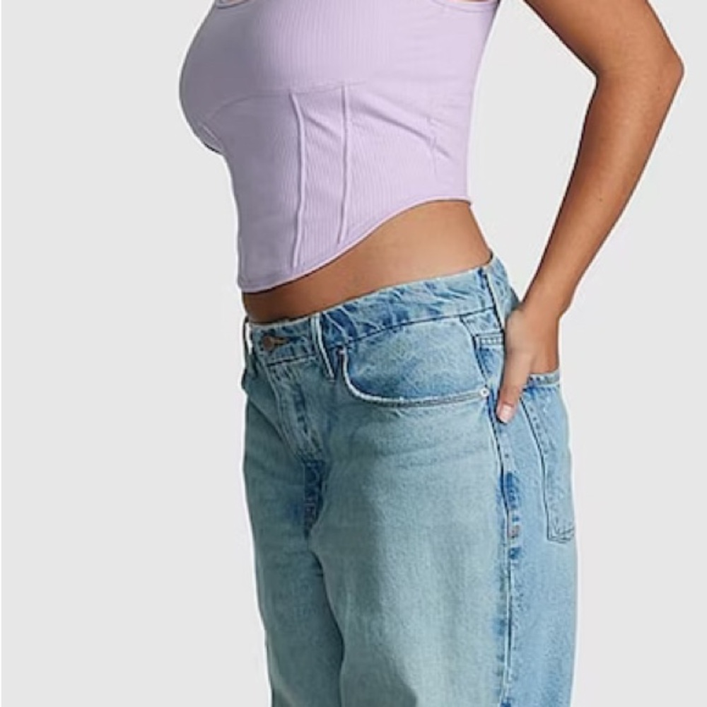Pink Victoria’s Secret corset  Tank Top